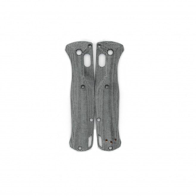 Flytanium Crossfade Scales for Benchmade Bugout Black Canvas Micarta Body FLY-869