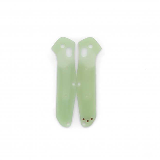Flytanium Scales for Benchmade Mini Osborne 945 Jade Natural G10 Body FLY-872