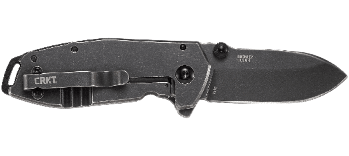 CRKT 2839 Black Fork 3-Piece Stainless Fixed Blade Hunting Knife