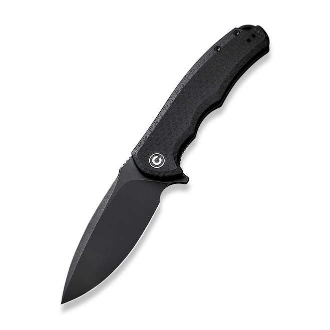 Civivi Praxis Folding Knife Black Coarse Micarta Handle 9Cr18MoV Plain Edge Black Stonewash Finish C803G Civivi Praxis Folding Knife Black Coarse Micarta Handle 9Cr18MoV Plain Edge Black Stonewash Finish C803G