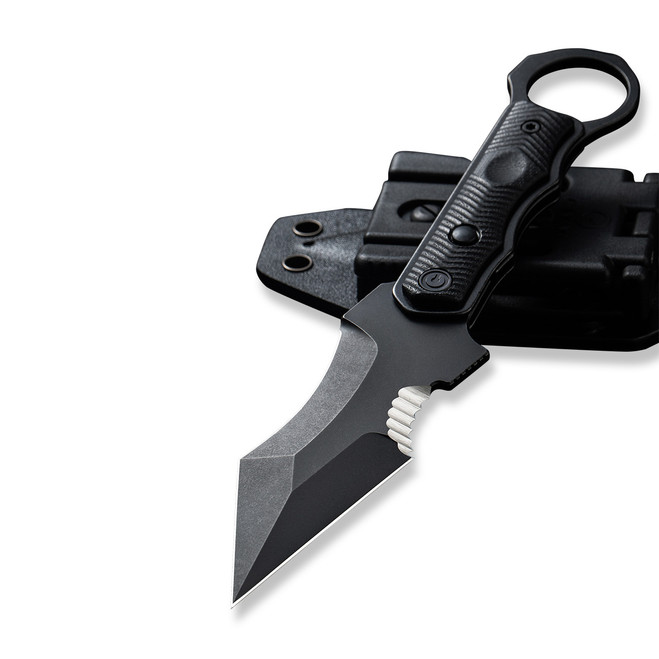 Civivi Orthrus Fixed Blade Knife Black G10 Handle Nitro-V