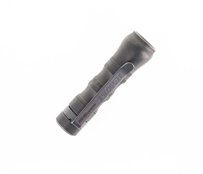 TwoSun Mini Micro LED Flashlight Gray Titanium Body 100 Lumens TS-LED05