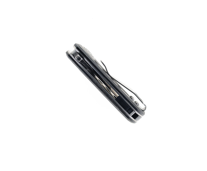 Two Sun Mini Folding Knife Black Micarta Handle D2 Plain