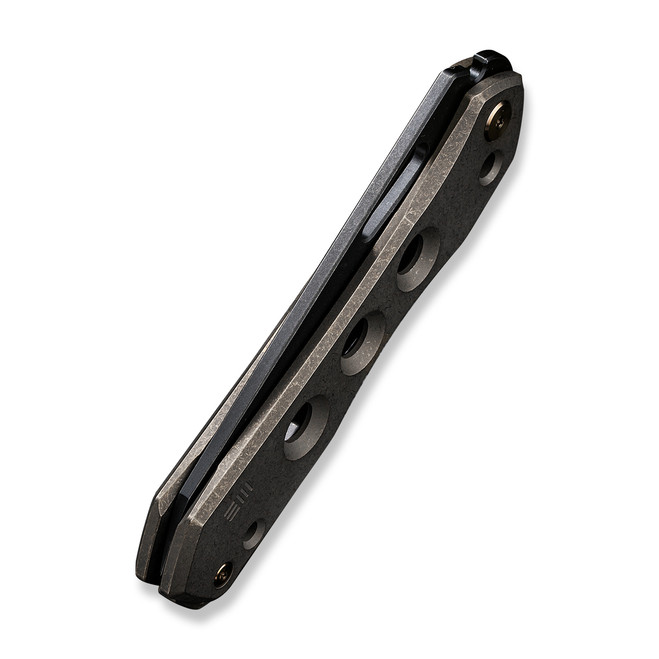 We Vision R WE Vision R Folding Knife Bronze Titanium Handle 20CV Reverse Tanto ...