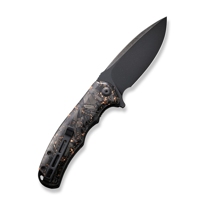 Civivi Praxis Folding Knife Black/Copper Shredded Carbon Fiber