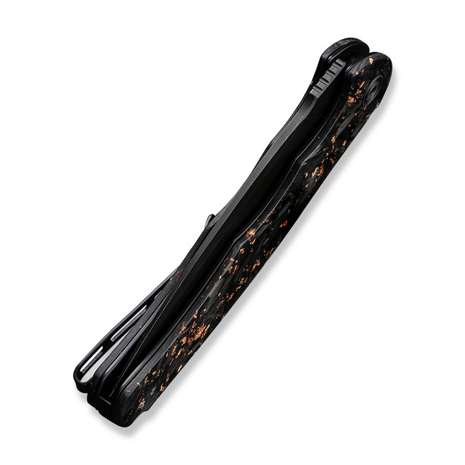 Civivi Praxis Folding Knife Black/Copper Shredded Carbon Fiber