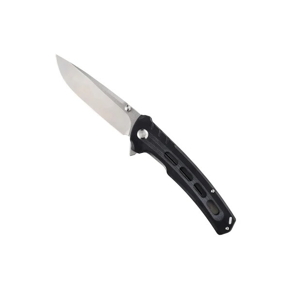 Tekto Zed Folding Knife Black G10 Handle 440B Drop Point Plain Edge