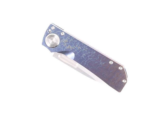 Sun Sun② TwoSun Night Morning Pocket Knife Colored Titanium Handle D2