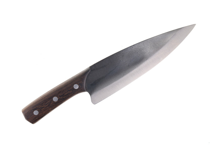 Ketuo 8” Chef Knife Walnut Handle Stainless Blade Plain Edge 5101