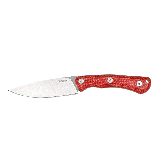 Condor Sport X.E.R.O. Campfire Fixed Blade Knife Red Micarta Handle 14C28N Plain Edge 2844-4.3SK