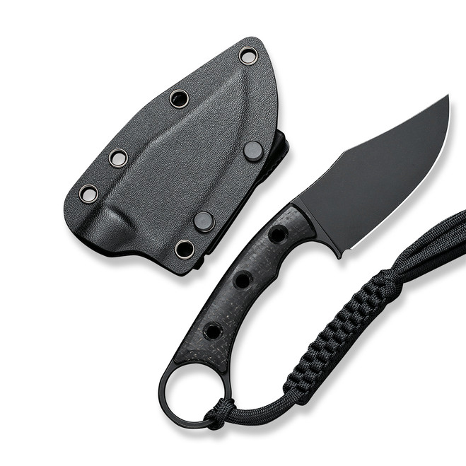 (Dropping in November) Civivi Midwatch Fixed Blade Knife Black Burlap ...