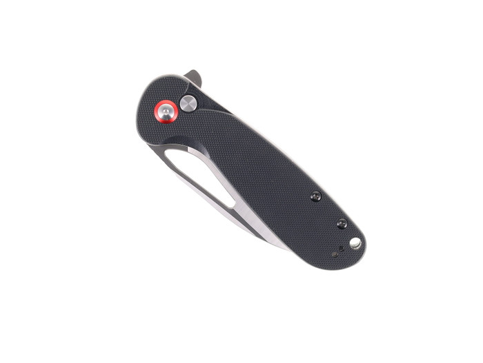 CJRB Folding Knife Black G10 Handle AR-RPM9 Drop Point Plain Edge