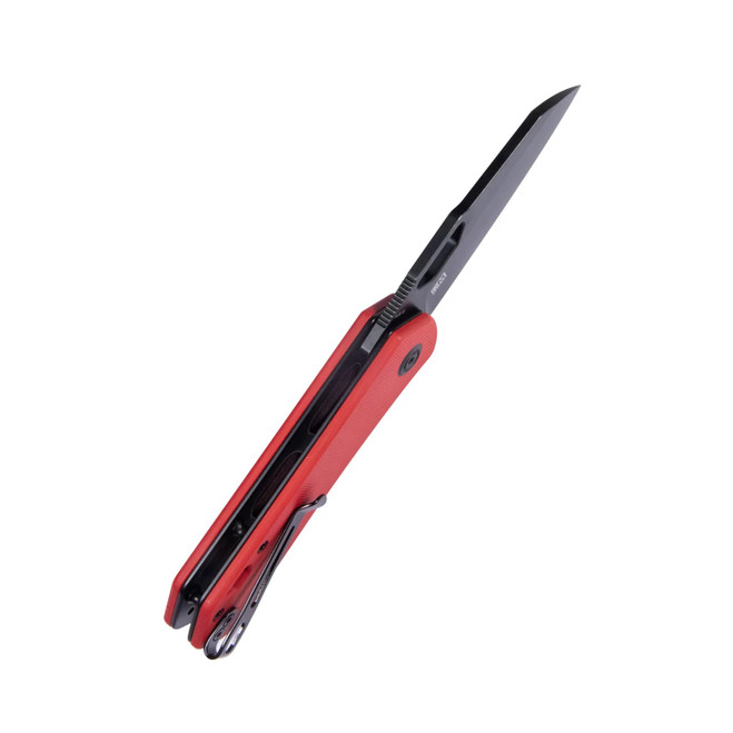 Kubey Duroc Flipper Folding Knife Red G10 Handle AUS-10 Sheepsfoot