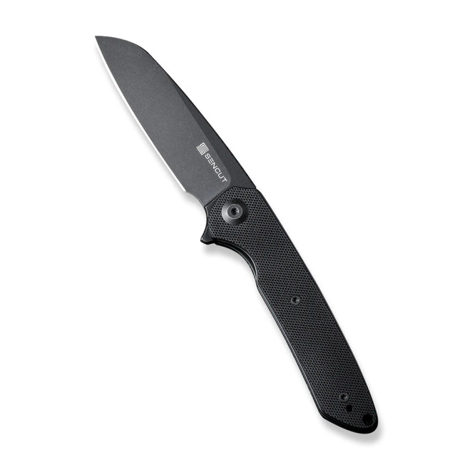 Discontinued Sencut Kyril Folding Knife Black G10 Handle 9Cr18MoV Plain Edge Sheepsfoot Black Stonewash Finish S22001-1 Discontinued Sencut Kyril Folding Knife Black G10 Handle 9Cr18MoV Plain Edge Sheepsfoot Black Stonewash Finish S22001-1