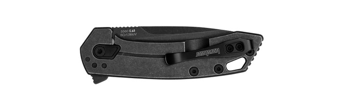 Kershaw Radar Folding Knife Blackwash Stainless Steel Handle