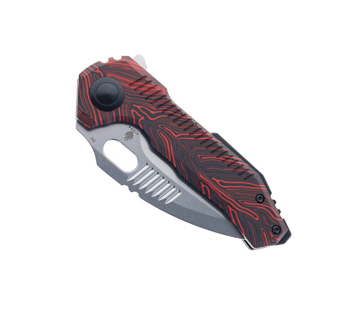 Exclusive Kizer EXTRA Mini Paragon Folding Knife Black/Red