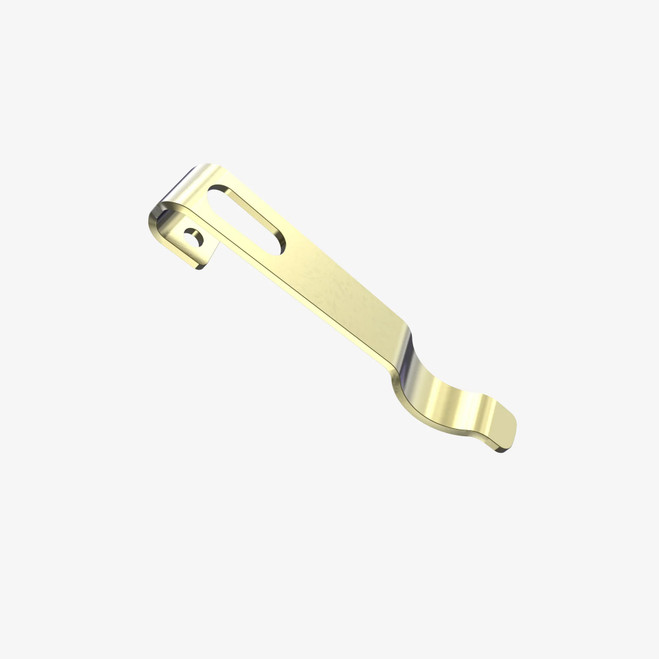 その他 CL Flytanium Gold Titanium Pocket Clip for Boker Kalashnikov Knives