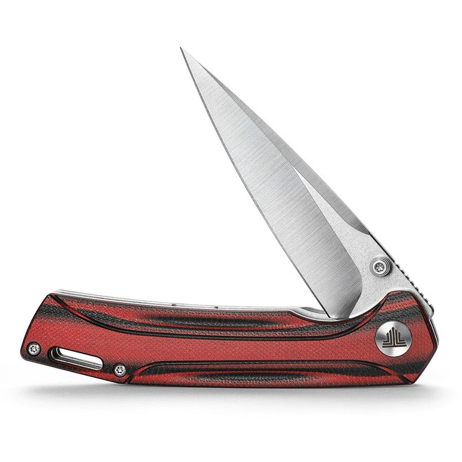 モルトversus3枚 Trivisa Volans-03RB Folding Knife Red/Black G10 Handle 154CM Plain