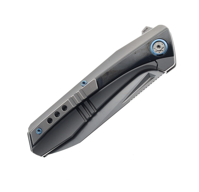 ② Ketuo Telson Flipper Folding Knife Titanium/Zirconium InlayHandle