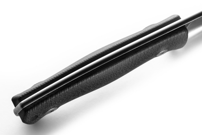 Lionsteel M2M Fixed Blade Knife Black G10 Handle M390 Plain Edge