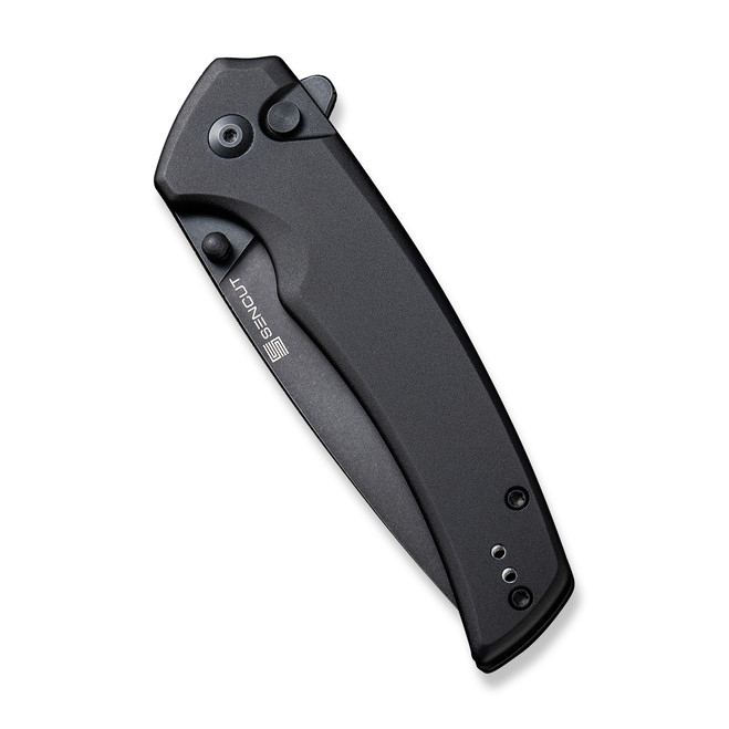 Sencut Serene Folding Knife Black Aluminum Handle D2 Drop Point