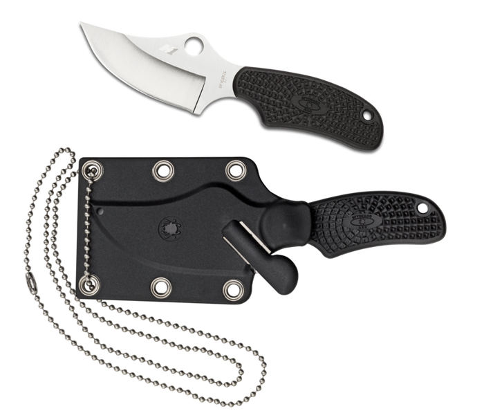 Spyderco Ark H1 Fixed Blade Knife Blac FRN G-10 Handle Plain Edge Blade FB35PBK Spyderco Ark H1 Fixed Blade Knife Blac FRN G-10 Handle Plain Edge Blade FB35PBK