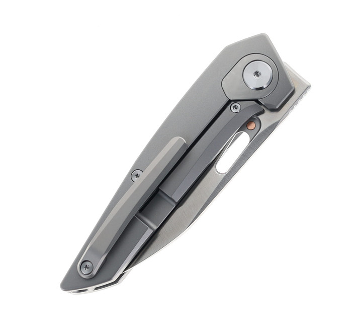 Knife White Void Folding | Titanium Handle Carry