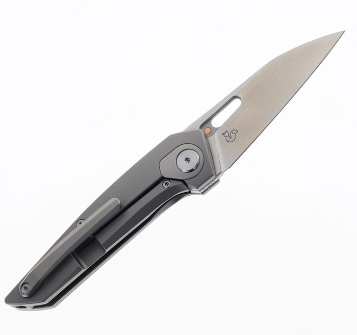 Knife White Void Folding | Titanium Handle Carry