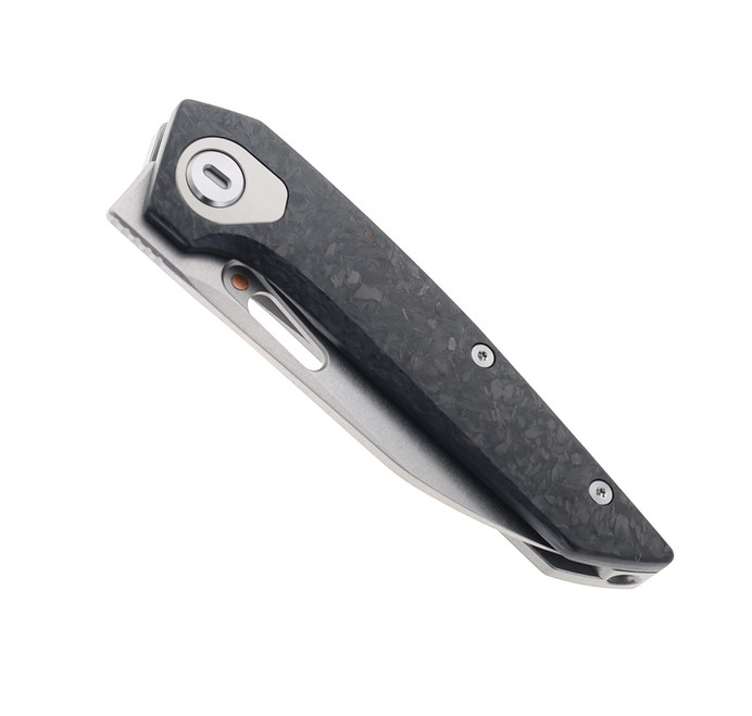 Bestech VK-Void Folding Knife White Bead Blast/Stonewash Titanium