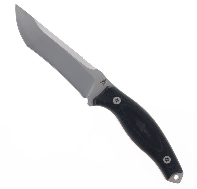 Bastard Knives Reaper Fixed Blade Knife Black Micarta Handle Sleipner Steel Blade Kydex Sheath Bastard Knives Reaper Fixed Blade Knife Black Micarta Handle Sleipner Steel Blade Kydex Sheath