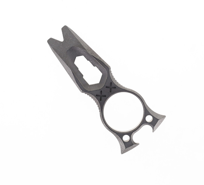 TwoSun Stonewashed Titanium EDC Multi Tool Nail Remover Pry Tool Bottle Opener Wrench EDC-04