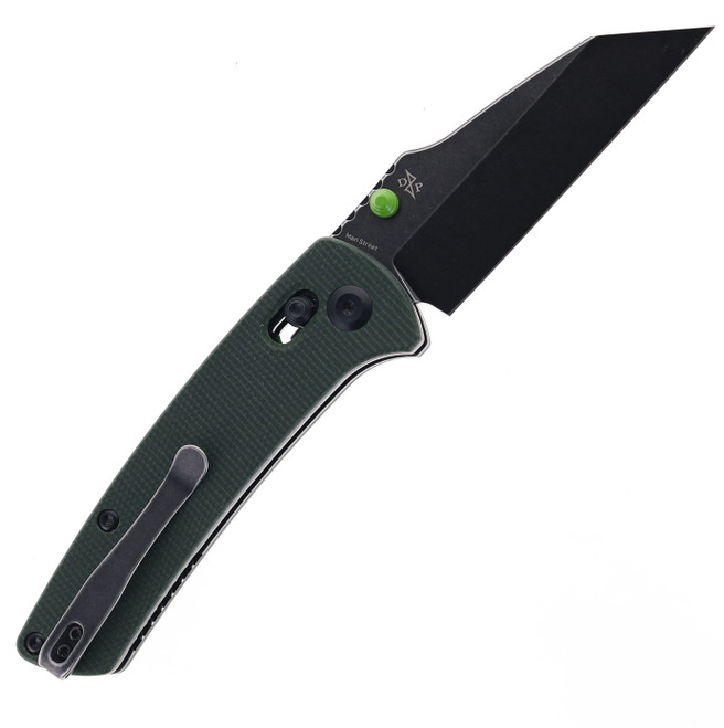 Keita Kansept Main Street Crossbar Lock Folding Knife Green Micarta