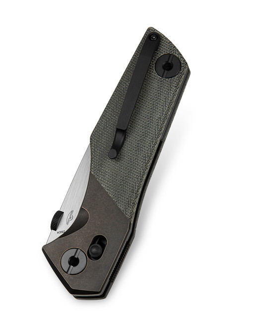 Bestech Cetus Folding Knife Black/Bronze Titanium/Black Canvas