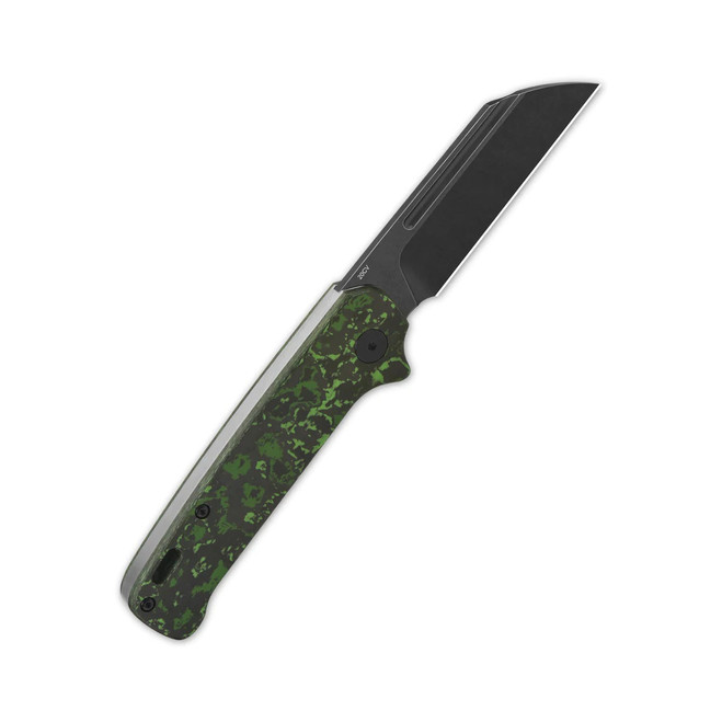 QSP Penguin Slip Joint Folding Knife Green/Black/Gray Fat Carbon