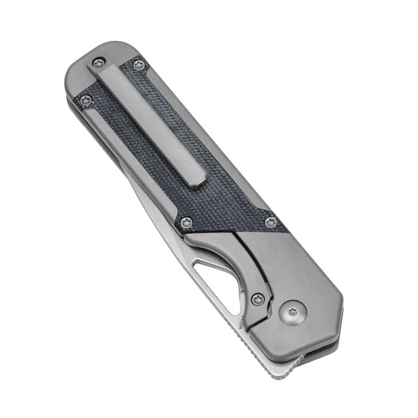 Kizer Militaw Pocket Knife Jonathan Style Titanium & Micarta