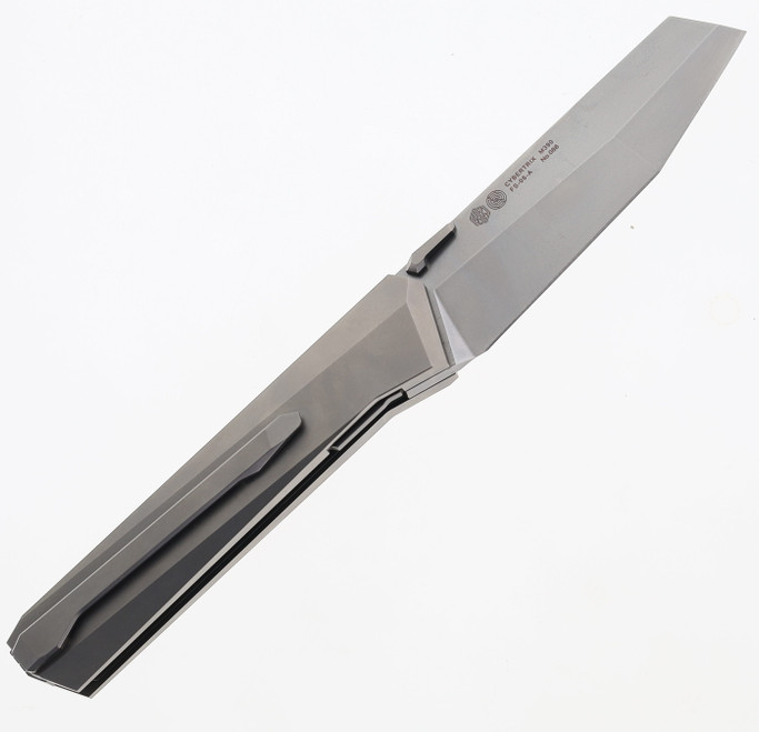 Rike Knife Cybertrix-A Pocket Knife Titanium Handle M390 Blade