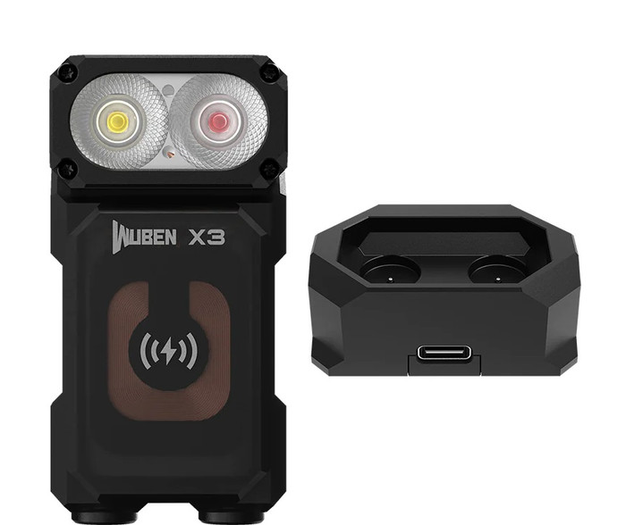 Wuben X3 Black Aluminum Charging Box