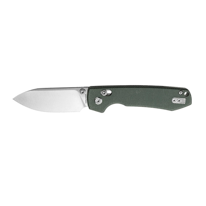 Vosteed Raccoon Cross Bar Green Micarta Handle Satin 14c28n Blade RCCB32VTMN Vosteed Raccoon Cross Bar Green Micarta Handle Satin 14c28n Blade RCCB32VTMN