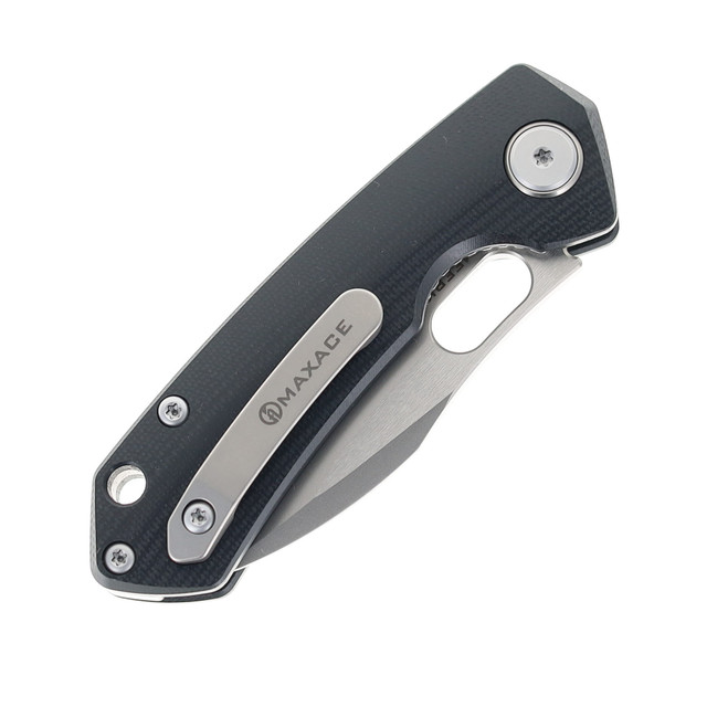 Maxace Meerkat-M Pocket Knife Black G10 Handle M390 Blade M17A