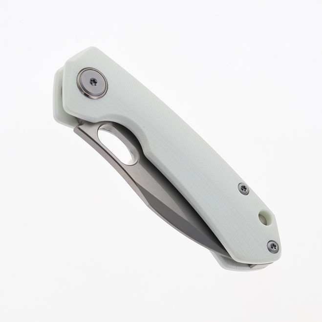 Maxace Meerkat-M Pocket Knife White G10 Handle M390 Blade M17B