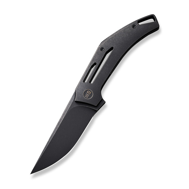 WE Speedliner Folding Knife Black Titanium Handle 20CV Drop Point Plain Edge Black Stonewash Finish WE22045C-1 WE Speedliner Folding Knife Black Titanium Handle 20CV Drop Point Plain Edge Black Stonewash Finish WE22045C-1