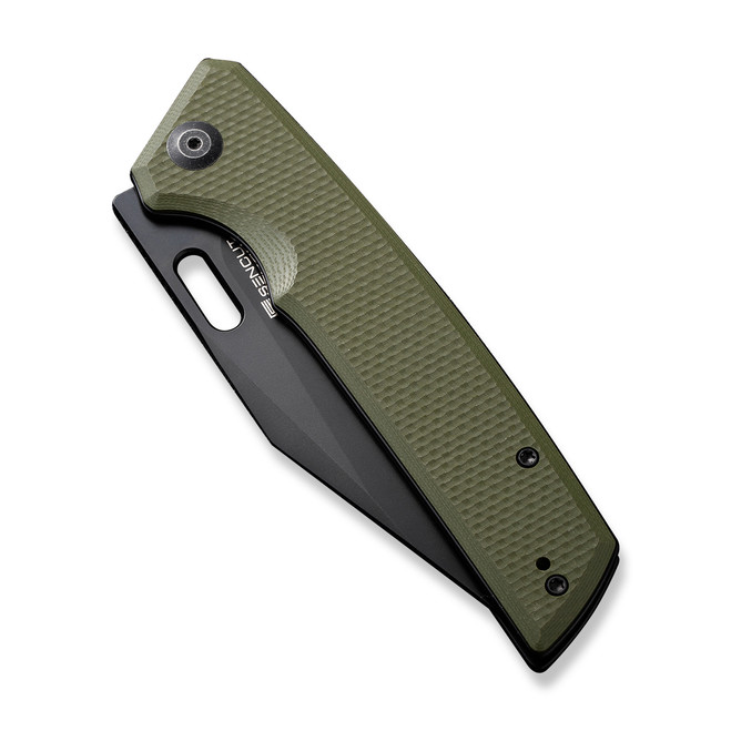 Sencut GlideStrike Folding Knife Coarse OD Green G10 Handle