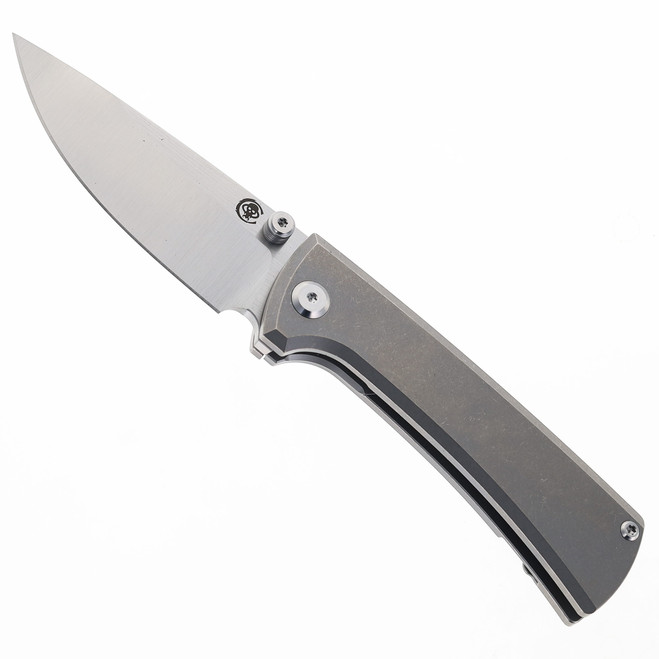 Chaves Knives RCK9 Pocket Knife Drop Point Titanium Handle M390 Blade Steel RCK9/DP/SWTI/BF