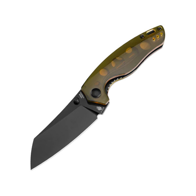 Discontinued Kizer Towser K Pocket Knife Black Stonewashed 154CM Blade Ultem PEI Handle V4593C6 Discontinued Kizer Towser K Pocket Knife Black Stonewashed 154CM Blade Ultem PEI Handle V4593C6