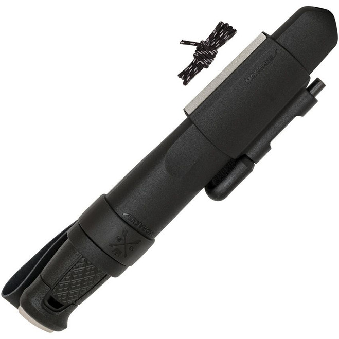 Mora Garberg With Survival Kit Black Polymer Handle Plain