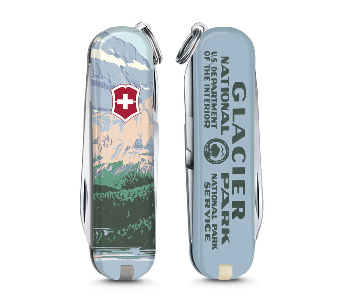 Victorinox Classic SD US National Park Multi-Tool Pocket Knife Glacier 55493