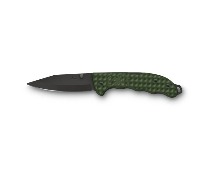 Victorionox Evoke BSH Folding Knife Olive Green Alox Handle Clip