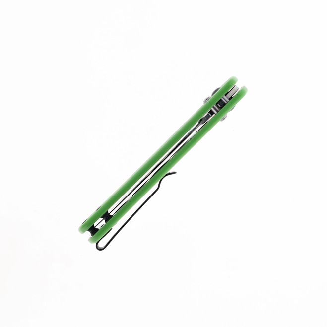 CJRB Hectare Pocket Knife Crossbar Lock Green G10 Handle AR-RPM9