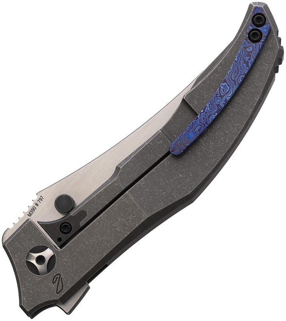 Custom Knife Factory Persian Framelock Folding Knife Dark