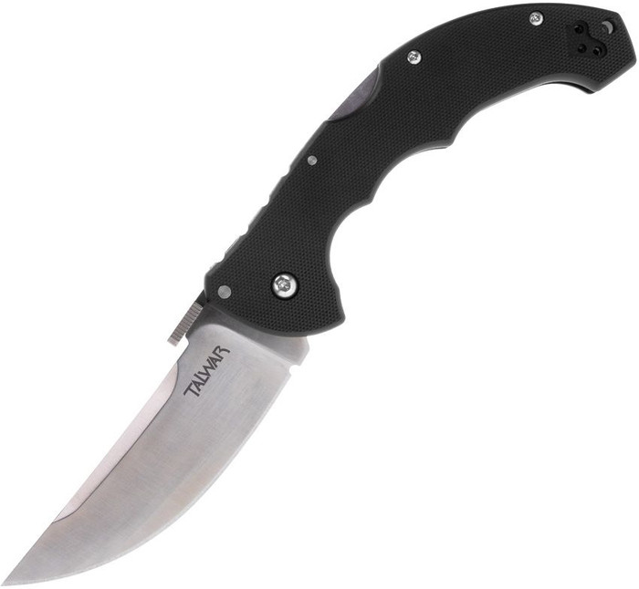 Cold Steel Talwar Lockback Folding Knife Black G10 Handle S35VN Plain Edge Satin Finish CS21TTL